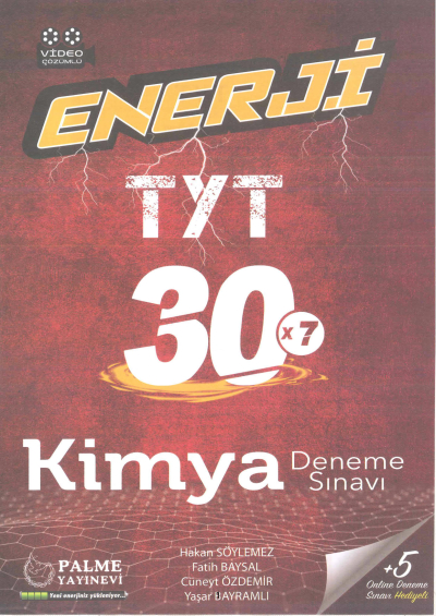TYT Enerji Kimya 30 Deneme ANKA Fotokopi