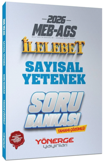 2026 MEB-AGS Sayısal Yetenek İlelebet Soru Bankası Çözümlü Alparslan Doymuş Yönerge Yayınları ANKA Fotokopi