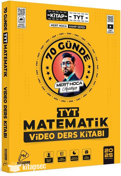 2025 70 Günde TYT Matematik Kampı Video Ders Kitabı Mert Hoca ANKA Fotokopi