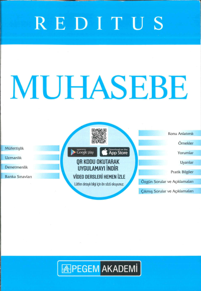 REDİTUS MUHASEBE SORU BANKASI ÇÖZÜMLÜ ANKA Fotokopi