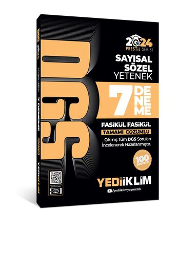 2024 DGS Tamamı Çözümlü 7 Fasikül Deneme ANKA Fotokopi
