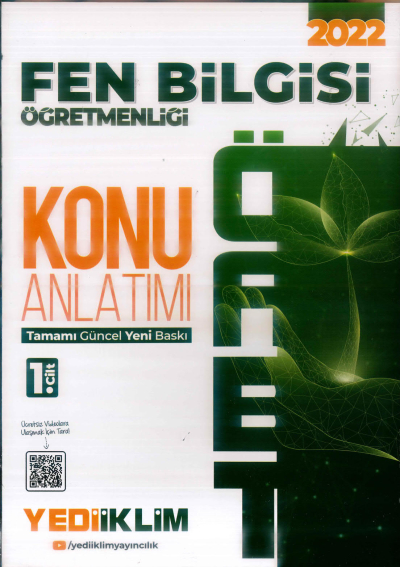 FEN BİLGİSİ ÖĞRETMENLİĞİ KONU ANLATIMI 1. CİLT ANKA Fotokopi