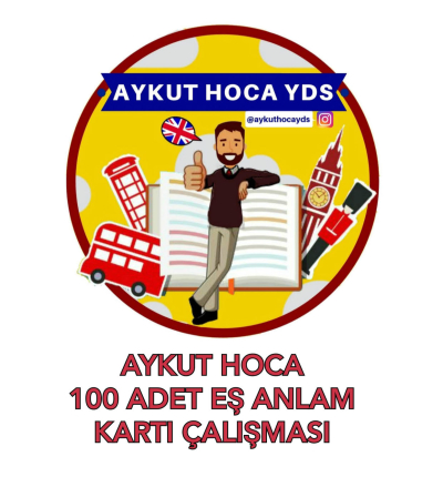 AYKUT HOCA 100 ADET EŞ ANLAM KARTI ÇALIŞMASI ANKA Fotokopi