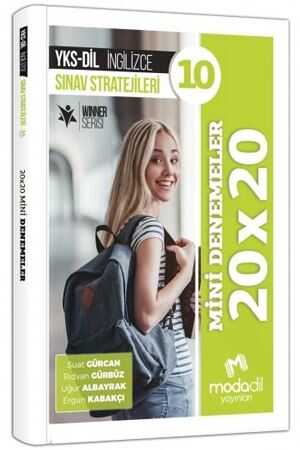 YKS DİL İngilizce Sınav Stratejileri 10 Mini Denemeler 20x20 Modadil Yayınları ANKA Fotokopi