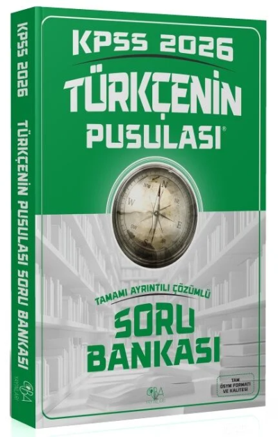 2026 KPSS Türkçenin Pusulası Soru Bankası Çözümlü CBA Yayınları ANKA Fotokopi
