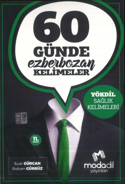 60 Günde Ezberbozan YÖKDİL Sağlık Kelimeleri Modadil Yayınları ANKA Fotokopi