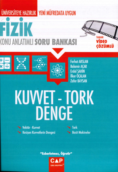 TYT-AYT FİZİK KUVVET TORK DENGE KONU ANLATIMLI SORU BANKASI