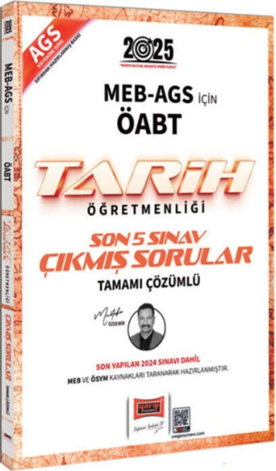 2025 ÖABT MEB-AGS Tarih Öğretmenliği Çıkmış Sorular Son 5 Sınav Çözümlü Yargı Yayınları ANKA Fotokopi