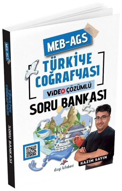 2026 MEB-AGS Türkiye Coğrafyası Soru Bankası Çözümlü Kazım Sayın Dizgi Kitap Yayınları ANKA Fotokopi