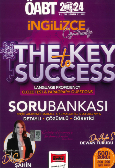 ÖABT İNGİLİZCE THE KEY TO SUCCESS SORU BANKASI ÇÖZÜMLÜ ANKA Fotokopi