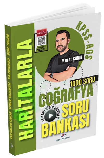 2026 KPSS MEB AGS Haritalarla Coğrafya Tamamı Video Çözümlü Soru Bankası Murat Çakır Dizgi Kitap ANKA Fotokopi