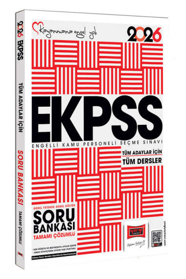 2026 Tüm Adaylar İçin EKPSS GK-GY Tüm Dersler Tamamı Çözümlü Soru Bankası Yargı Yayınları ANKA Fotokopi