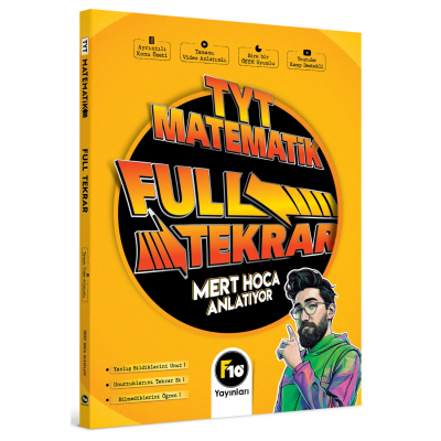TYT Matematik Full Tekrar Video Ders Kitabı MERT HOCA ANKA Fotokopi
