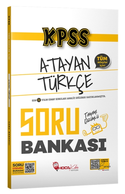 KPSS Türkçe Atayan Soru Bankası Hoca Kafası ANKA Fotokopi