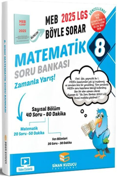 8. Sınıf LGS Matematik Soru Bankası Sinan Kuzucu ANKA Fotokopi