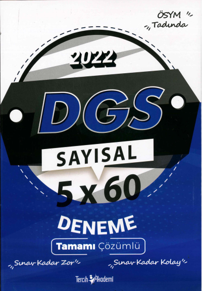 DGS SAYISAL 5x60 DENEME ÇÖZÜMLÜ ANKA Fotokopi