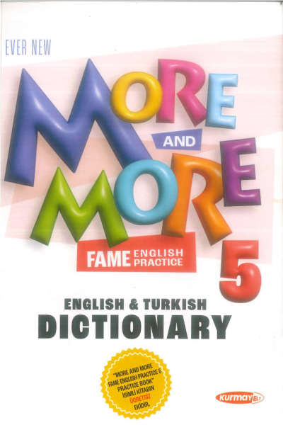 More And More 5 English Turkish Dictionary ANKA Fotokopi