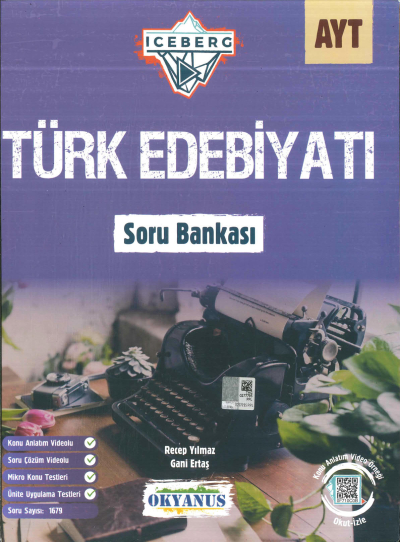 AYT ICERBERG TÜRK EDEBİYATI SORU BANKASI ANKA Fotokopi