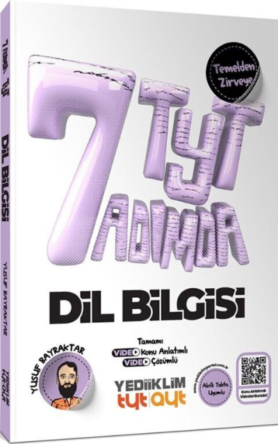 YKS TYT 7 Yedi Adımda Dil Bilgisi Konu Anlatımlı Soru Bankası Çözümlü Yediiklim Yayınları ANKA Fotokopi