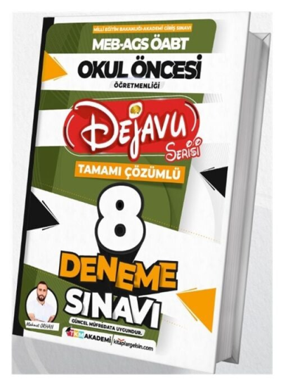2025 MEB-AGS ÖABT Okul Öncesi Öğretmenliği Dejavu 8 Deneme Çözümlü TKM Akademi ANKA Fotokopi