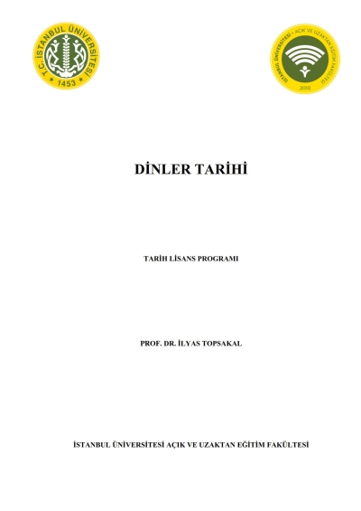 Dinler Tarihi ANKA Fotokopi