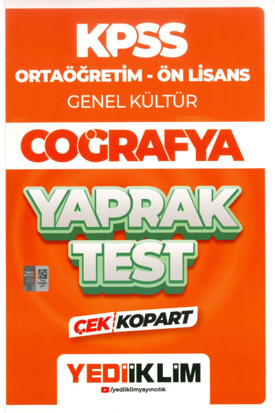 COĞRAFYA YAPRAK TEST