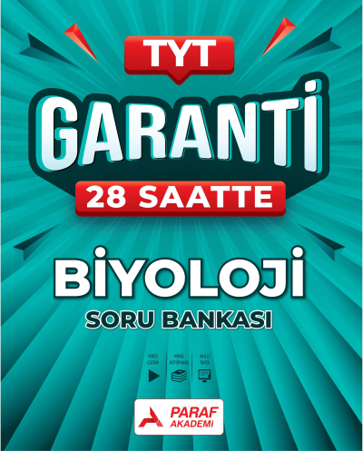 TYT Garanti 28 Saatte Biyoloji Soru Bankası Paraf Akademi