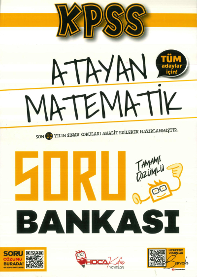ATAYAN MATEMATİK SORU BANKASI TAMAMI ÇÖZÜMLÜ ANKA Fotokopi
