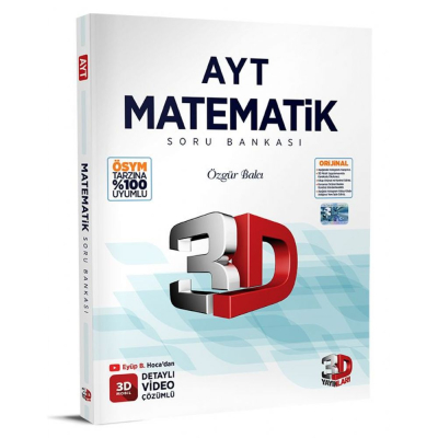 3D Yayınları Ayt Matematik Soru Bankası ANKA Fotokopi