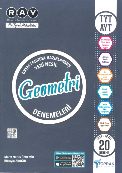 TYT AYT Geometri 20 li Deneme Kitabı ANKA Fotokopi