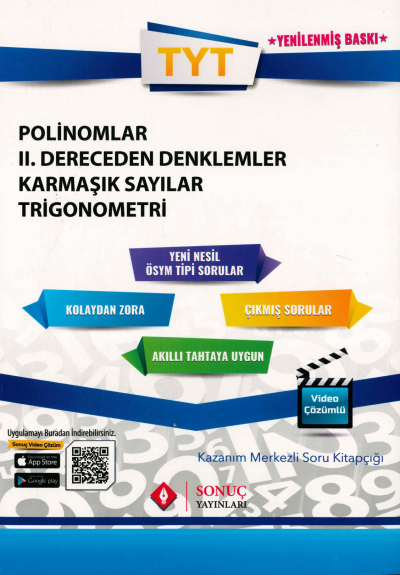POLİNOMLAR 2. DERECEDEN DENKLEMLER KARMAŞIK SAYILAR TRİGONOMETRİ SORU KİTAPÇIĞI ANKA Fotokopi