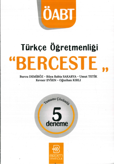 BERCESTE TÜRKÇE ÖĞRETMENLİĞİ 5 ÇÖZÜMLÜ DENEME