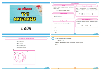 REHBER MAT 49 GÜNDE TYT 2021