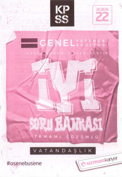 GY GK VATANDAŞLIK İYİ ÇÖZÜMLÜ SORU BANKASI ANKA Fotokopi