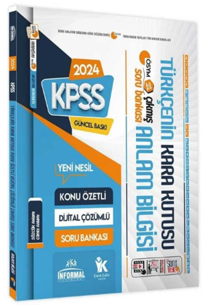 TÜRKÇENİN KARA KUTUSU ANLAM BİLGİSİ ÇIKMIŞ SORU BANKASI ANKA Fotokopi