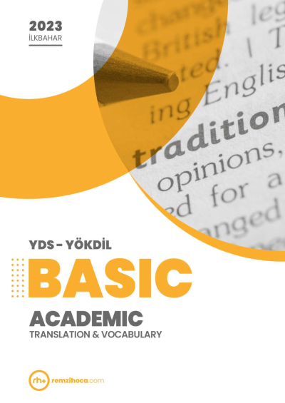 BASIC ACADEMIC TRANSLATION & VOCABULARY YDS-YÖKDİL ANKA Fotokopi