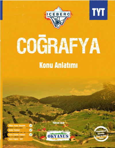 TYT Iceberg Coğrafya Konu Anlatımı Okyanus Yayınları ANKA Fotokopi