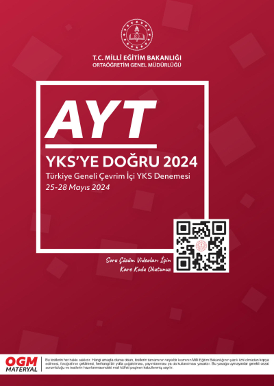 AYT YKS'ye Doğru 2024 ANKA Fotokopi