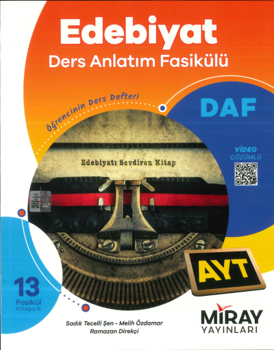 AYT Edebiyat Ders Anlatım Fasikülleri Miray Yayınları