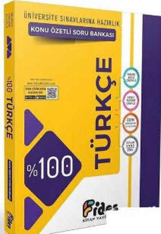 Tüm ÖSYM Sınavlarına Hazırlık %100 Türkçe Konu Özetli Soru Bankası Fides Yayınları ANKA Fotokopi