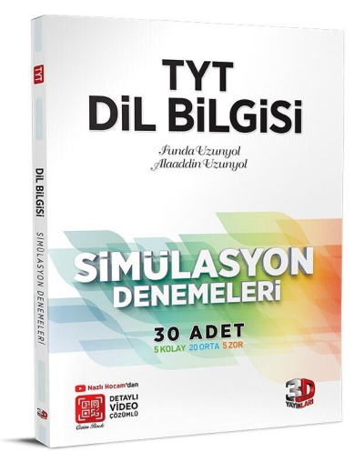 TYT Dil Bilgisi Simülasyon 30 ADET Denemeleri Detaylı Video Çözümlü ANKA Fotokopi