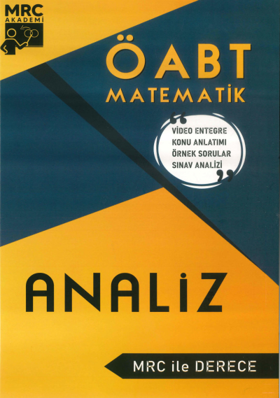 ÖABT İLKÖĞRETİM MATEMATİK ANALİZ MRC İLE DERECE ANKA Fotokopi