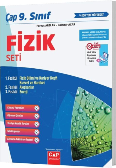 Çap Yayınları 9. Sınıf Fizik Fasikülleri ANKA Fotokopi