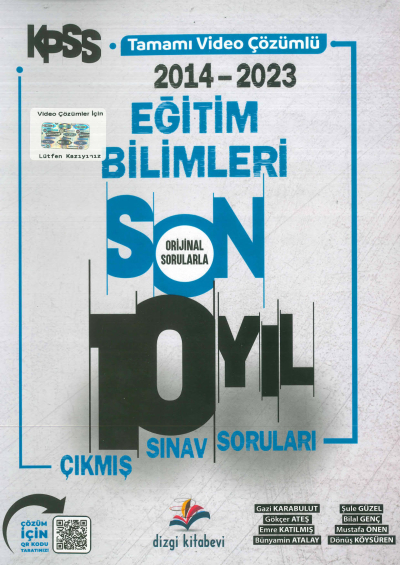 SON 10 YIL ÇIKMIŞ SORULAR TAMAMI VİDEO ÇÖZÜMLÜ (2014-2023) ANKA Fotokopi