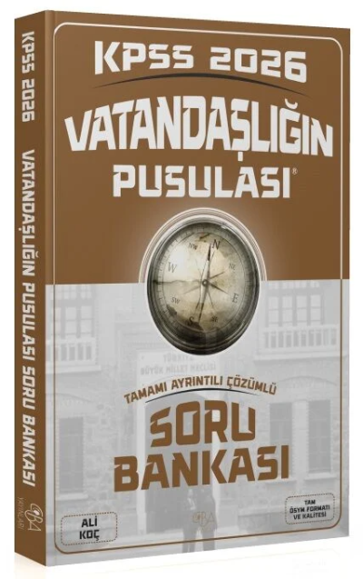 2026 KPSS Vatandaşlık Vatandaşlığın Pusulası Soru Bankası Çözümlü CBA Yayınları ANKA Fotokopi