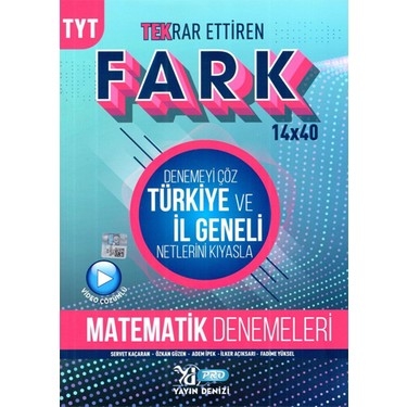 TYT Matematik Fark Tekrar Ettiren 14 x 40 Denemesi