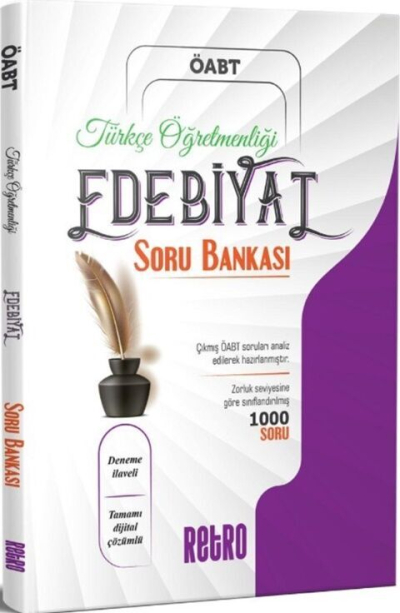 ÖABT Türkçe Öğretmenliği Edebiyat Soru Bankası Retro Yayıncılık ANKA Fotokopi