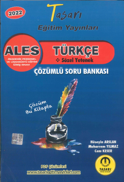 ALES TÜRKÇE SÖZEL YETENEK ÇÖZÜMLÜ SORU BANKASI