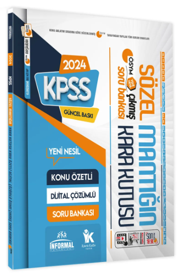 SÖZEL MANTIĞIN KARA KUTUSU ÖSYM ÇIKMIŞ SORU BANKASI ANKA Fotokopi