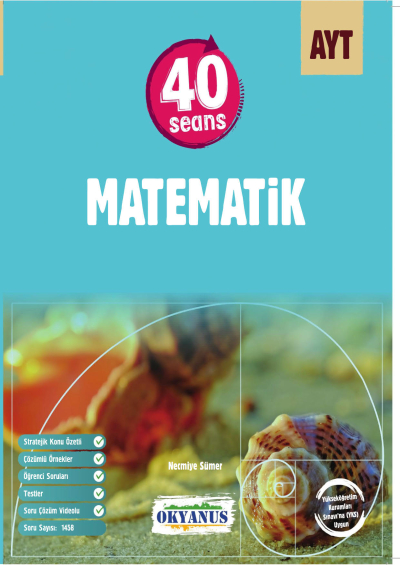 AYT 40 Seans Matematik Soru Bankası Okyanus Yayınları